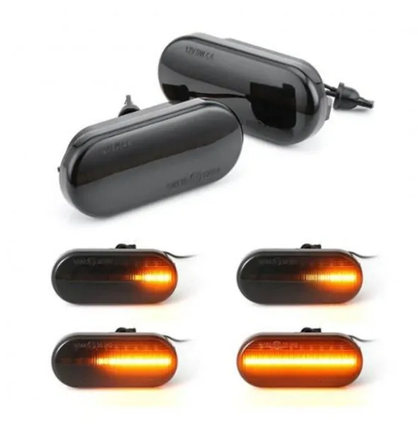 BOČNÍ DYNAMICKÉ BLINKRY VW, SEAT KOUŘOVÉ