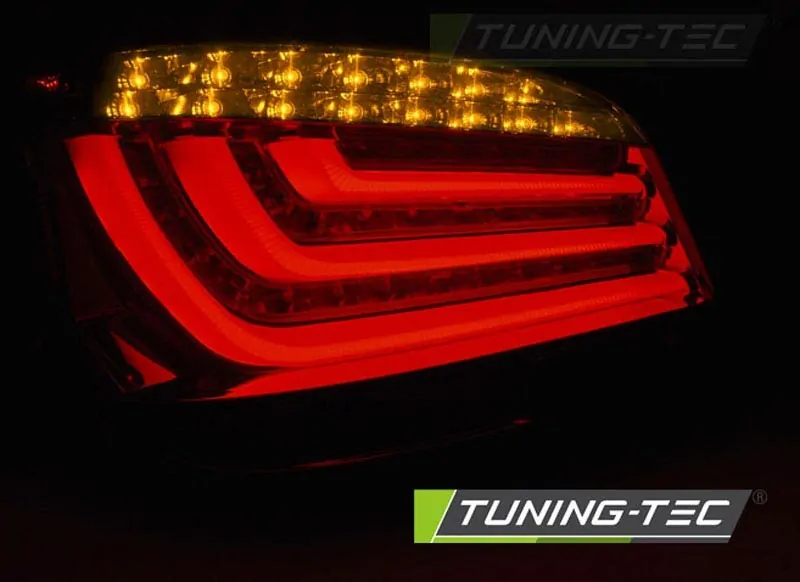 ZADNÍ SVĚTLA BMW E60, LED BAR, 2003-2007, ČERVENÉ, BÍLÉ