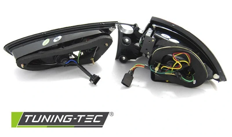 Zadní světla Seat Leon 2009-2013, LED červená, chrom