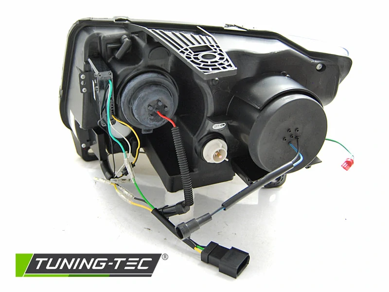 Přední světla Jeep Grand Cherokee 11-13 - černá TUBE LIGHT SEQ