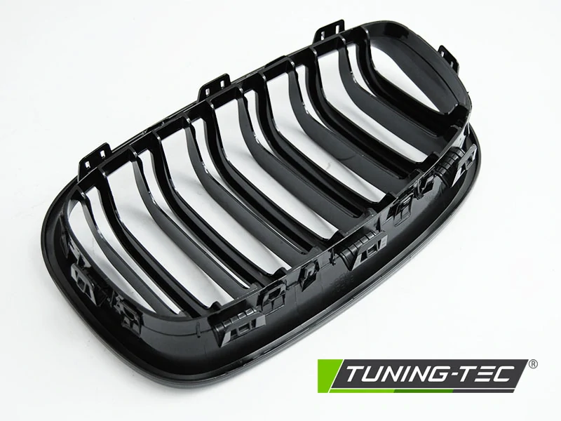 Přední maska, ledvinky BMW F20, F21, 2011-2014, SPORT STYLE, černý lesk