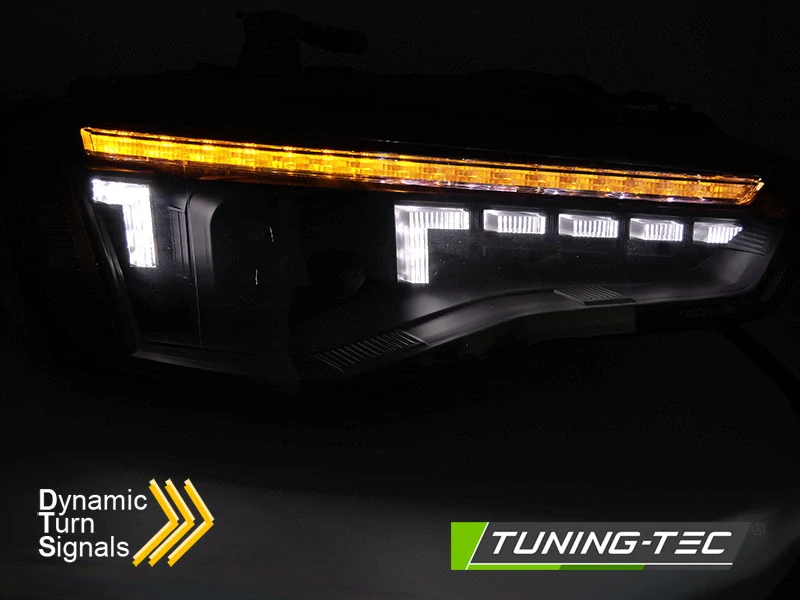Přední světla, světlomety, lampy Audi A5, 2011-2016, LED, SEQ, kouřové