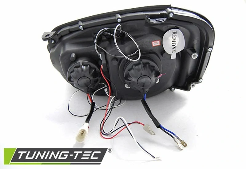 Přední světla Subaru Impreza 2003-2005, Angel Eyes, chrom