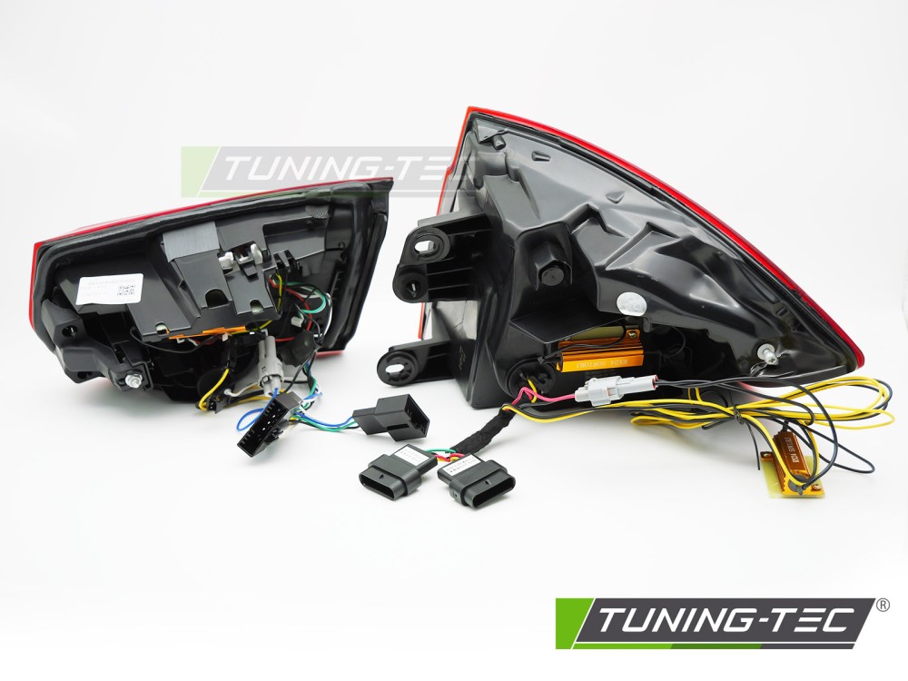 Zadní světla BMW F30 11-18 červené LED BAR SEQ