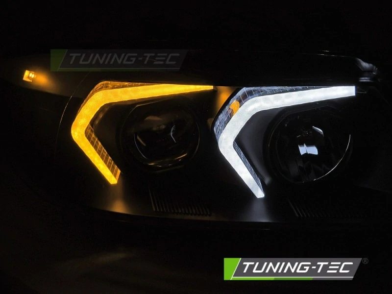 Přední LED světla, světlomety, lampy BMW E90, E91 2005-2008, kouřové