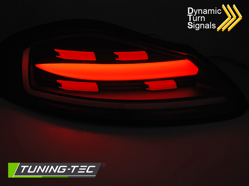 Zadní světla Porsche Boxter 986 96-04 černá LED BAR SEQ