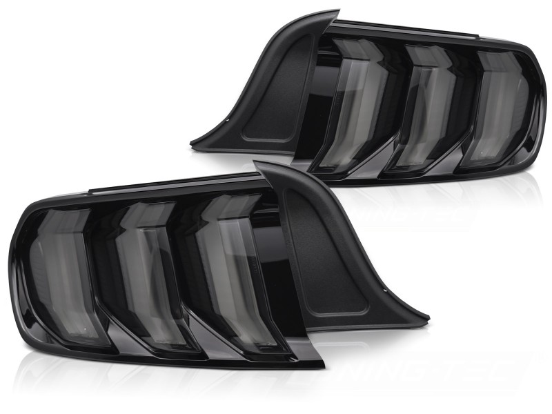 Zadní LED světla, světlomety, lampy Ford Mustang 2014-2022, kouřové