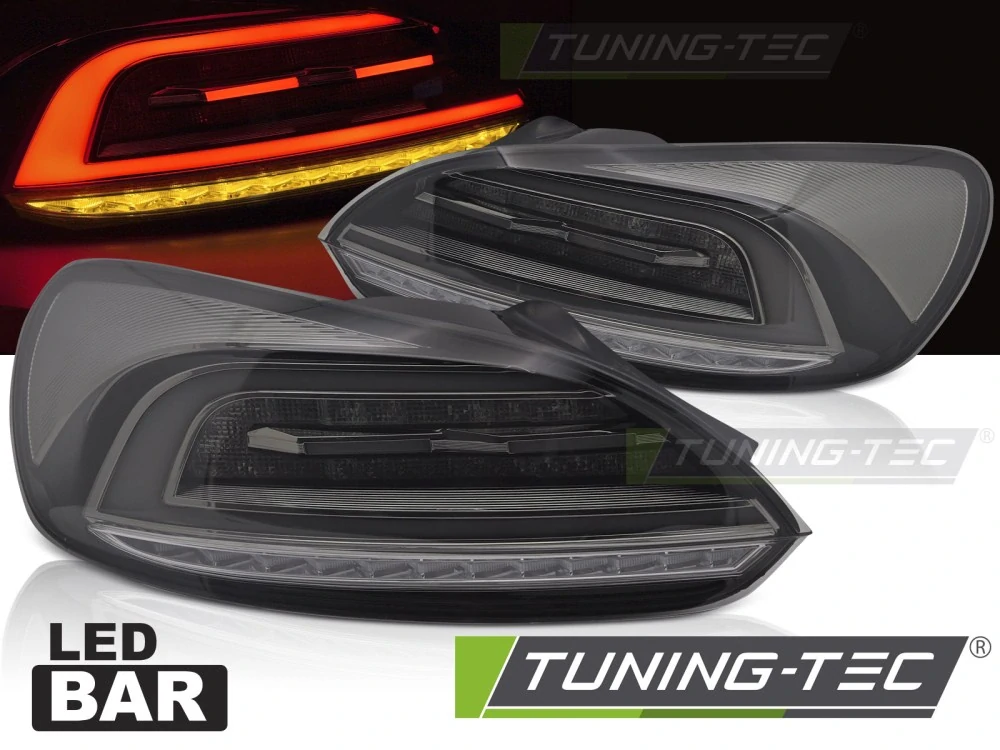Zadní LED světla, světlomety, lampy VW Scirocco III, 2008-2014, kouřové 