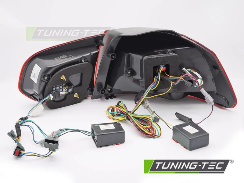 Zadní LED světla VW Golf 6, 2008-2013, OLED, SEQ, červené
