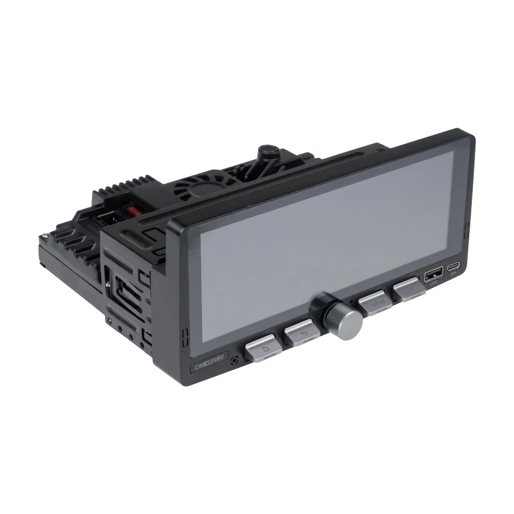 1DIN autorádio s 6,86" LCD, Android, WI-FI, GPS, CarPlay, Bluetooth, 3xUSB 1xUSB-C