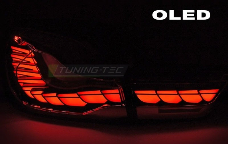 Zadní OLED světla, světlomety, lampy BMW F32, F33, F36, F82, F83, 2013-2021, SEQ, kouřové