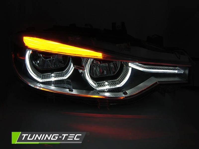 Přední světla BMW F30/F31 11-15 černá FULL LED DRL