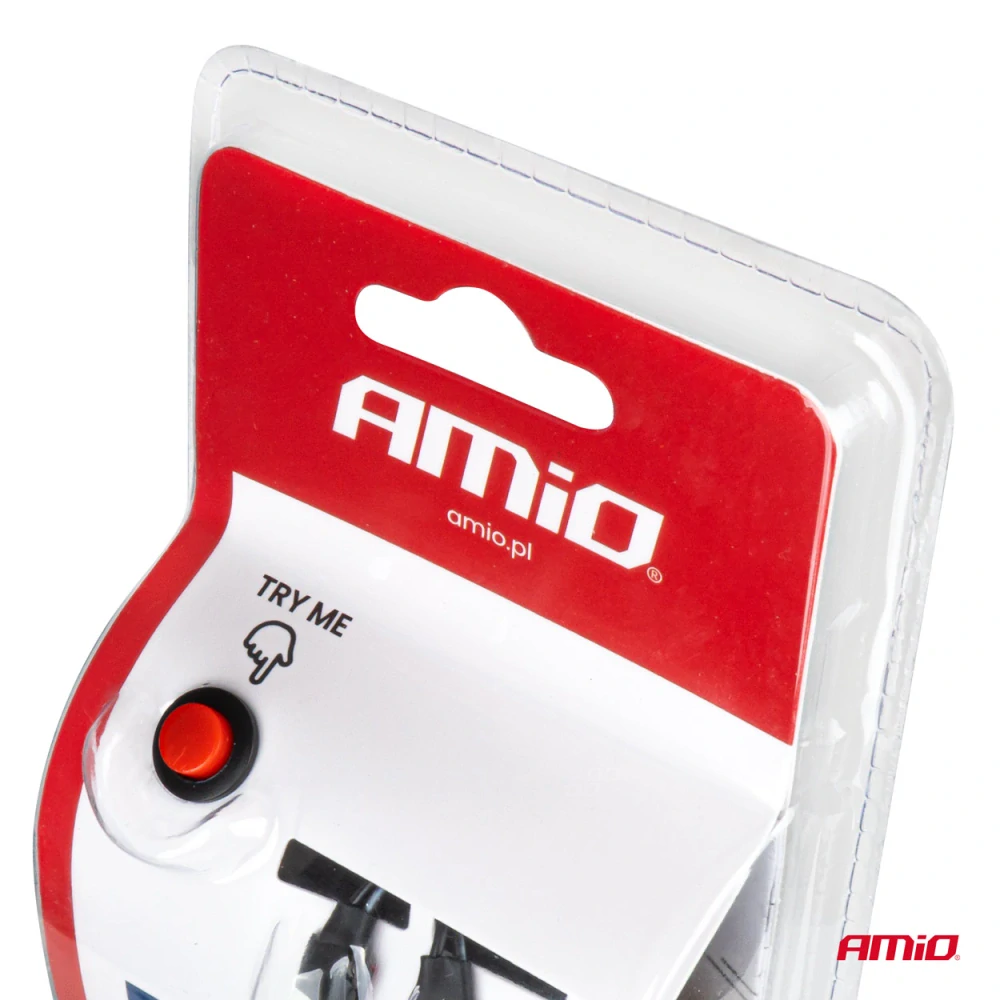 LED pásky COB do auta - bočné modrá 2x30 cm 12 V AMiO-04578