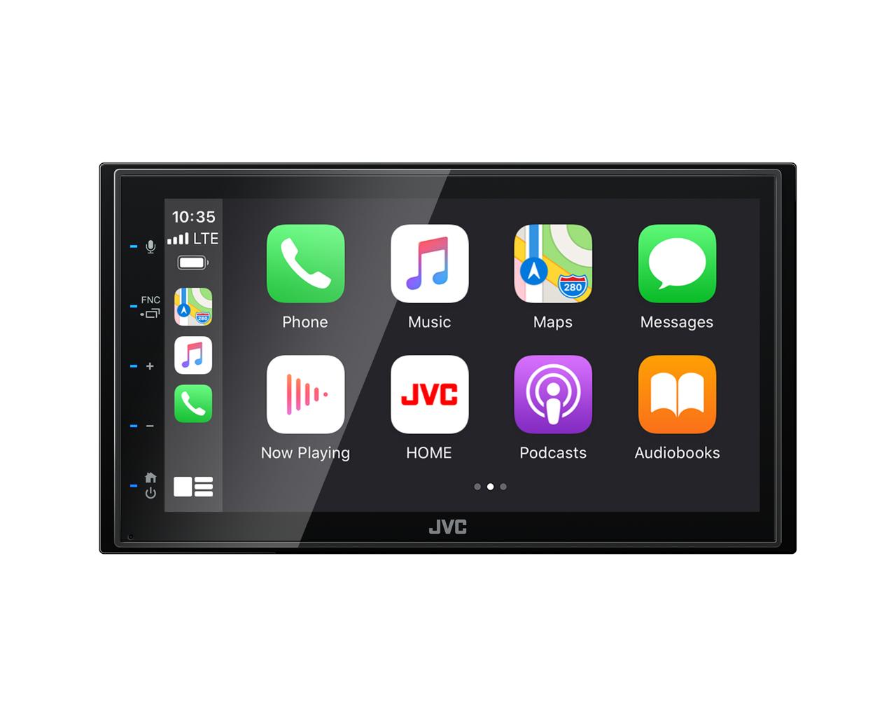 JVC 2DIN DAB+ / FM autorádio/6,8" displej/USB/AUX/Bluetooth/Apple CarPlay / Android Auto