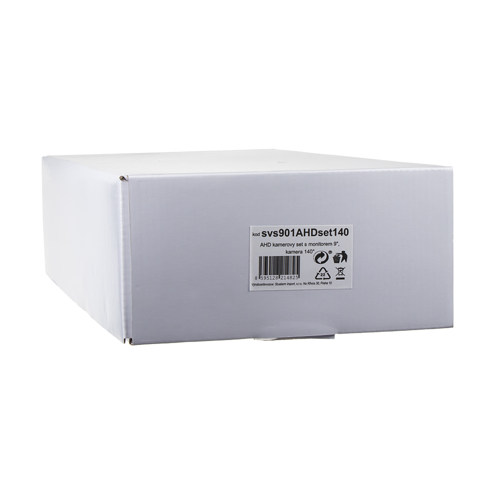 AHD kamerový set s monitorem 9", kamerou 140°