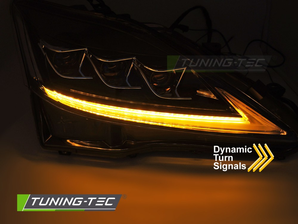 Přední světla Lexus IS 06-13 černá FULL LEDKOVÉ