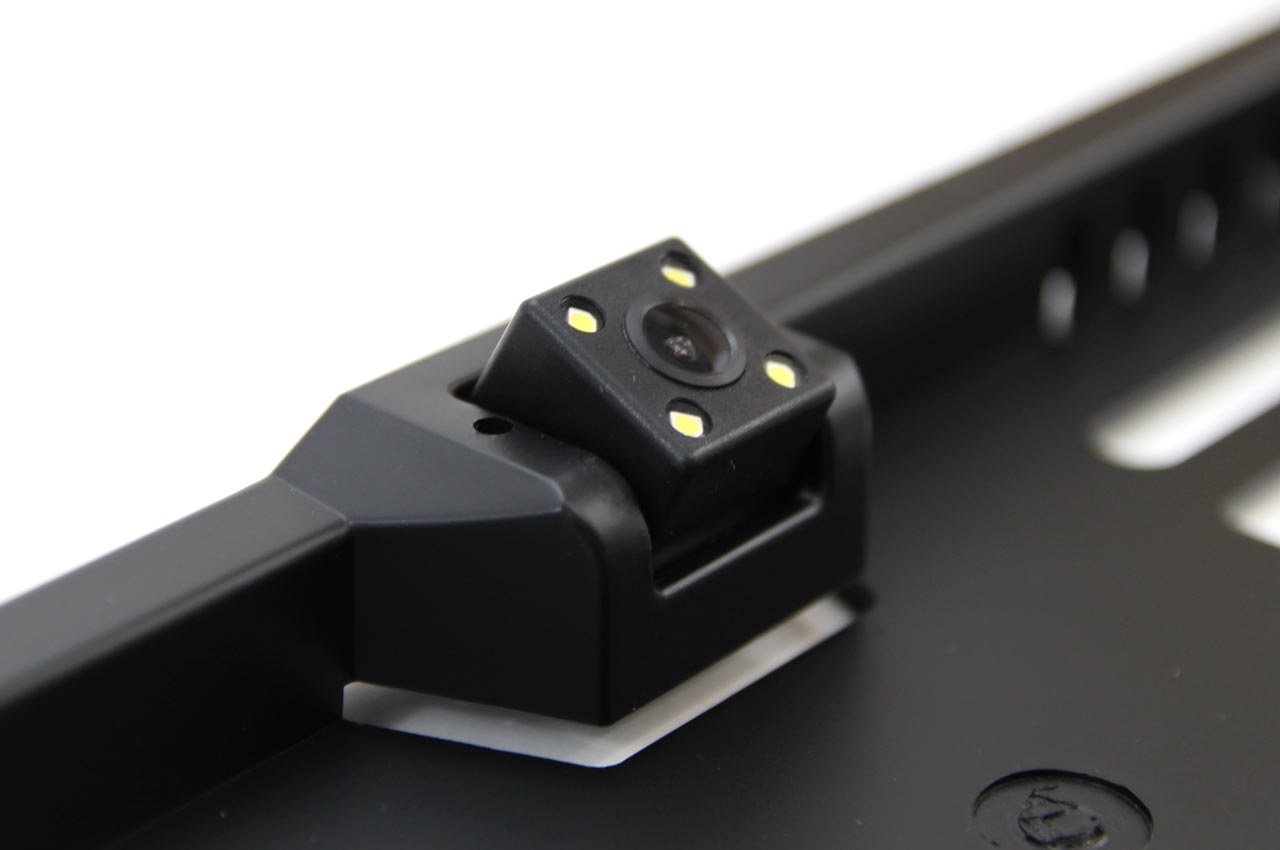 Parkovací senzory s kamerou v SPZ a TFT displejem 4.3" XD-402, černé Plug & Play | AMIO