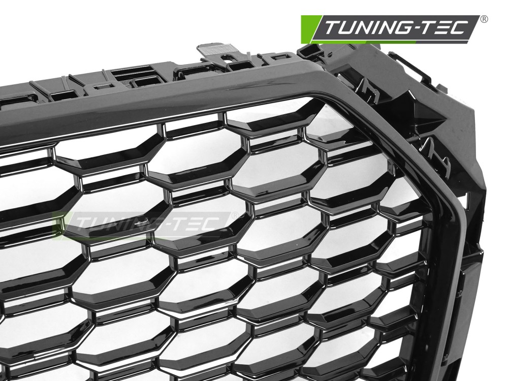  Přední maska Audi A4 B9 2015-2019 SPORT černá lesklá s PDC 