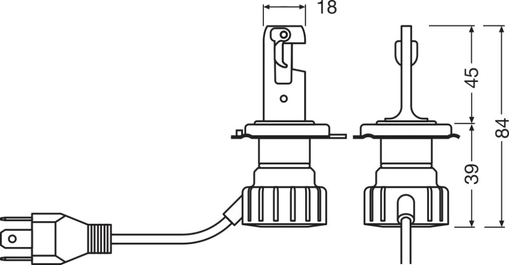LED žárovky H4 OSRAM Night Breaker LED SMART 12V
