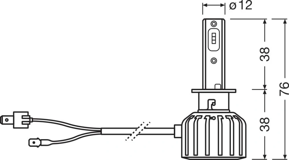LED žárovky H1 OSRAM Night Breaker LED, legální