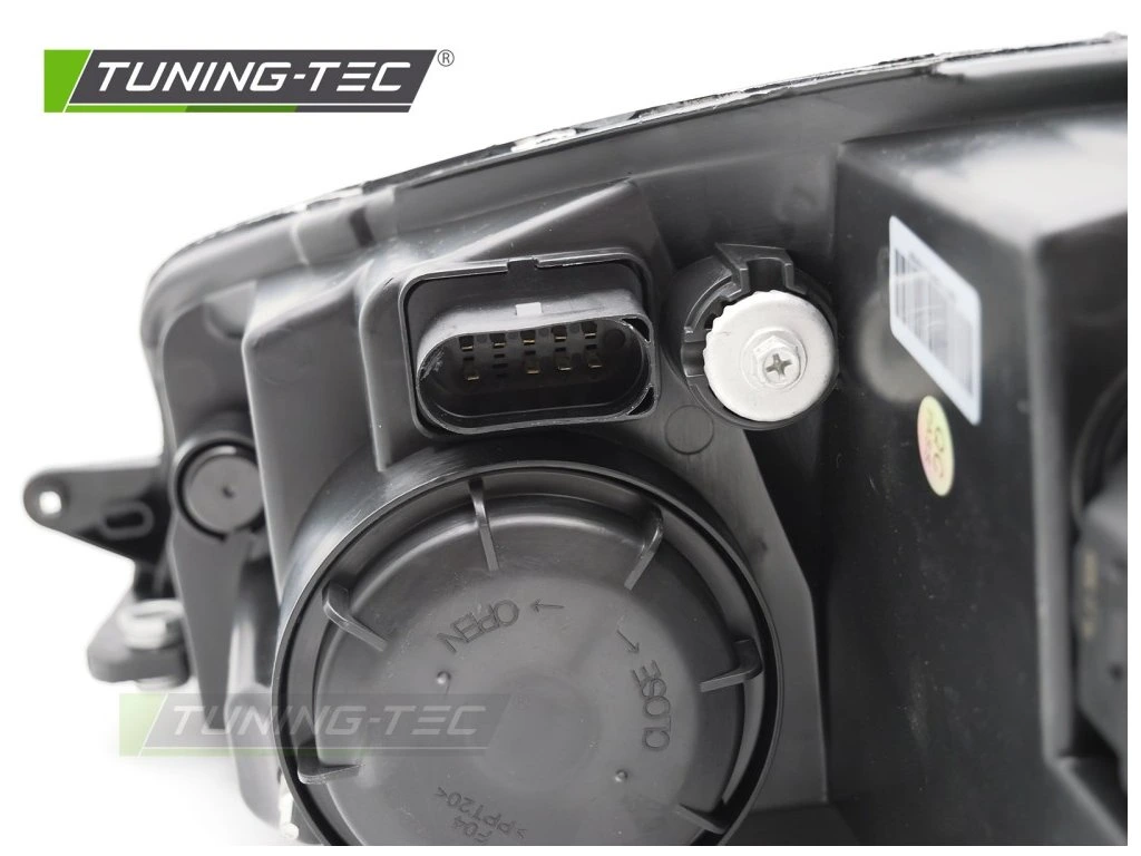 Přední světla VW GOLF VII 17-19 červené LED SEQ DRL