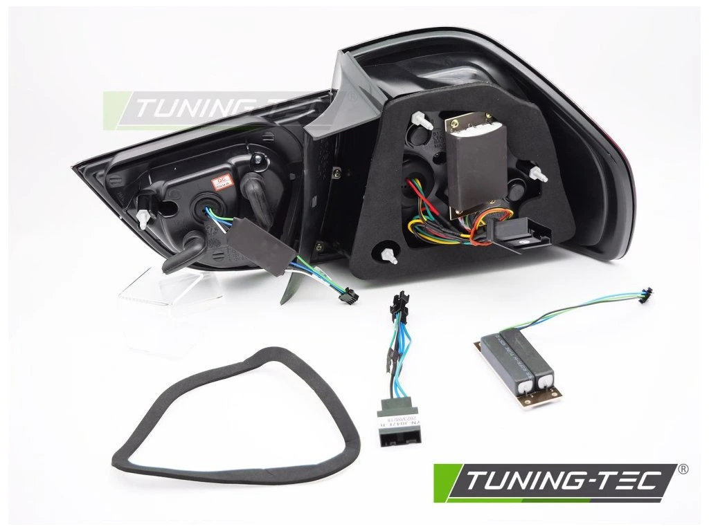 Zadní světla BMW E90 09-11 kouřové LED BAR SEQ