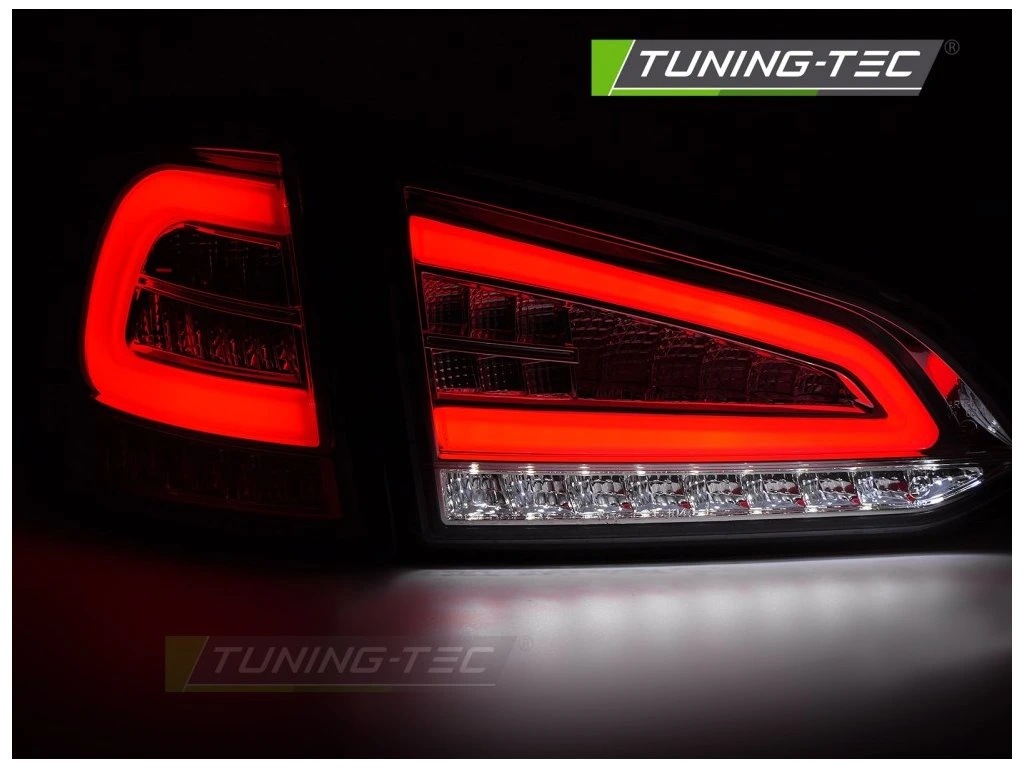 Zadní světla Ford Focus MK 3 SW 11-18 chrom LED SEQ