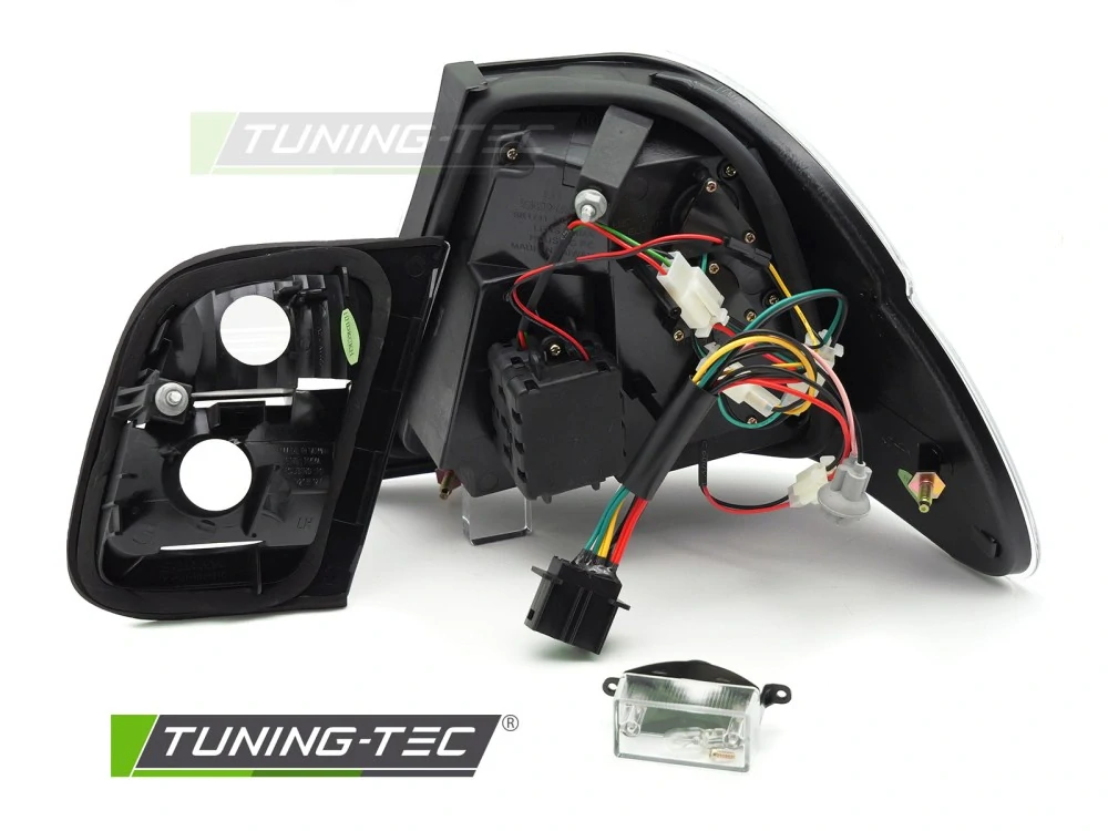 Zadní LED světla BMW E46, 2001-2005 sedan, LED BAR, červenobílé