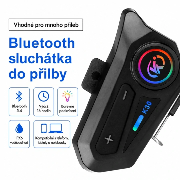 Bluetooth HF sada do helmy univerzální