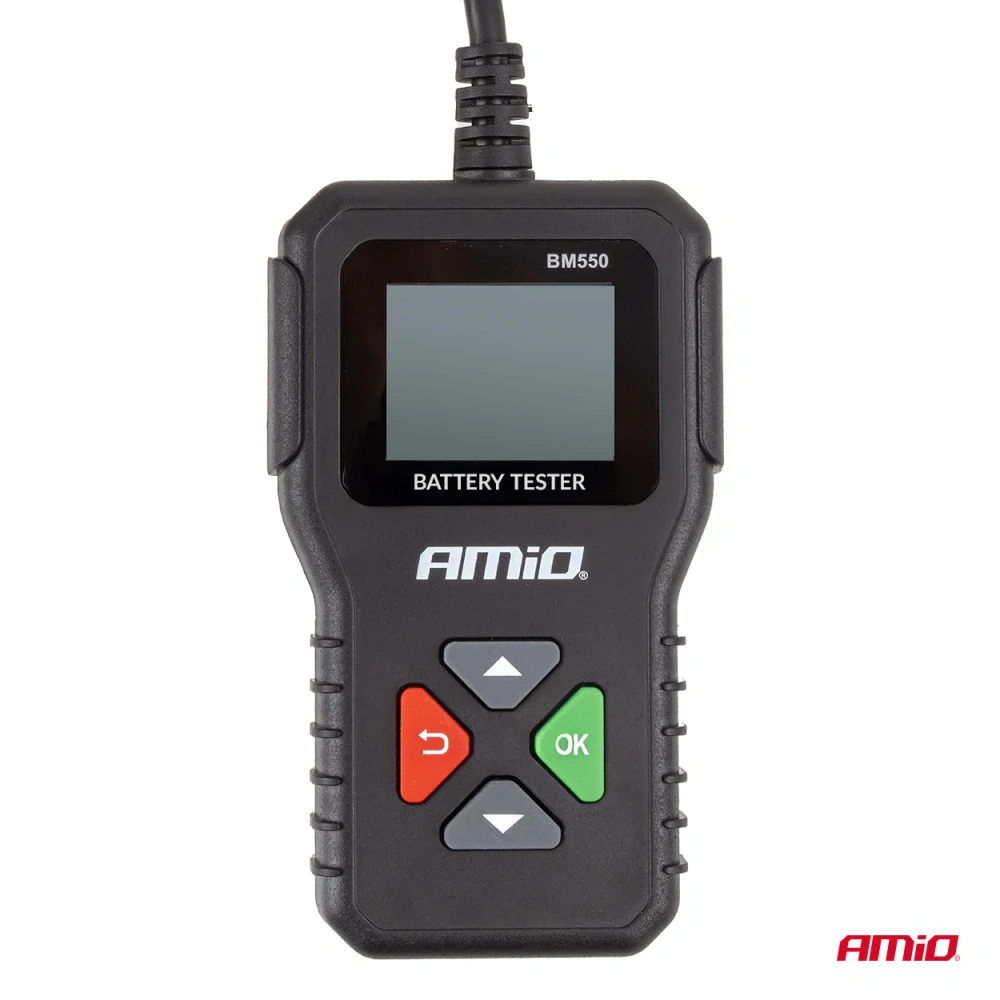 Profesionální digitální tester akumulátoru 2–220 Ah 6V 12V 24V AMIO