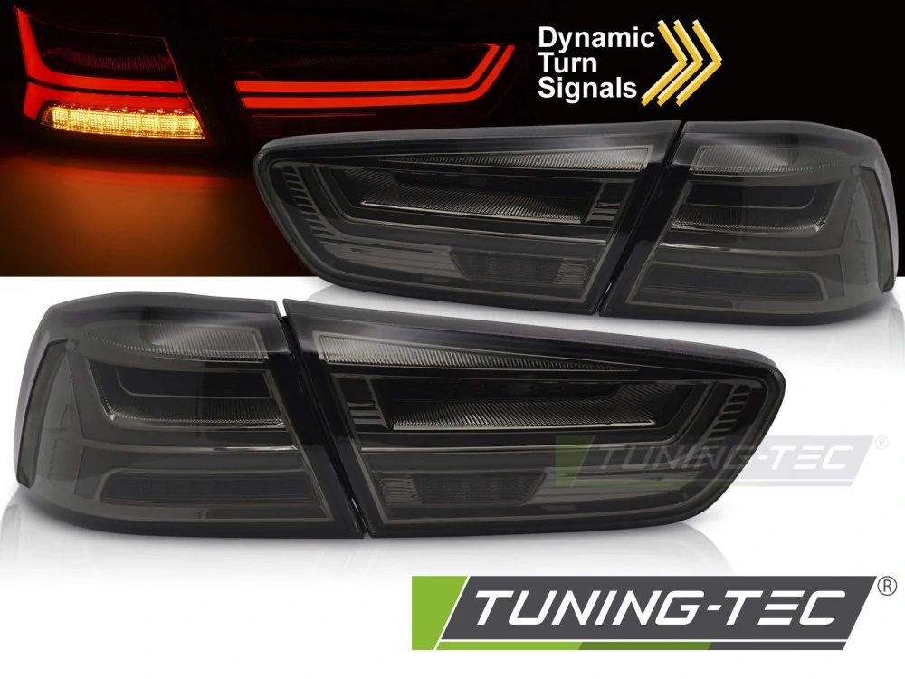Zadní LED světla Mitsubishi Lancer 8 sedan 2008-2016 kouřová