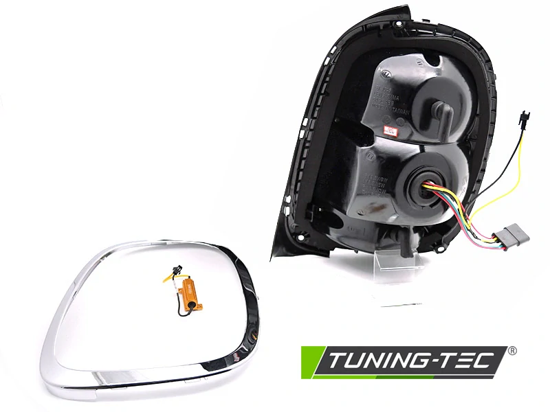 Zadní LED světla pro Mini Cooper F55 F56 F57 (2014–2017) – Červená/Bílá, sekvenční blinkr (pouze 6-PIN)