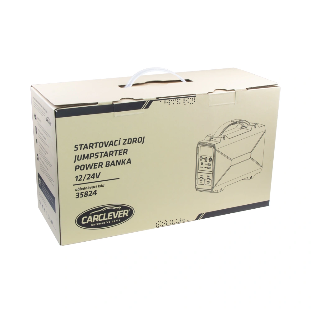 PROFI Startovací zdroj (JumpStarter) 42 000 mAh / 155,4 Wh / 2000 A, 12 / 24 V