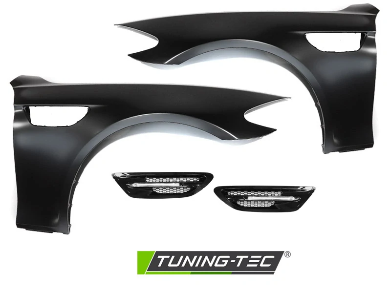 Přední blatníky BMW řady 5 (F10 / F11) 2010–2016 – SPORT STYLE s průduchy (Sada L+P)