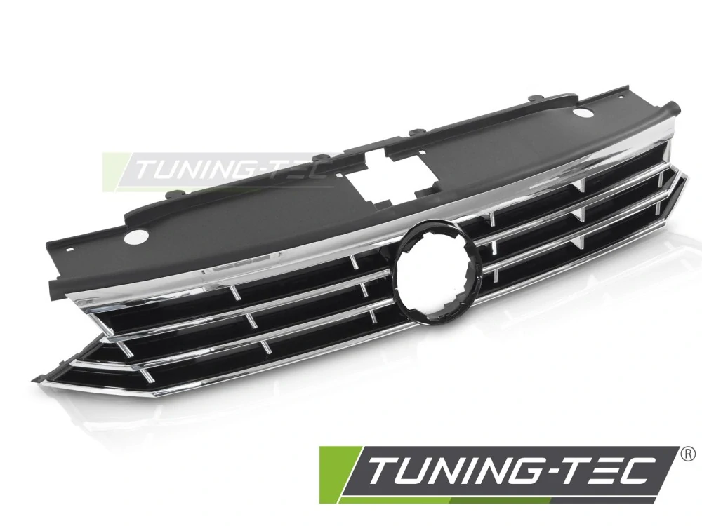 Přední maska VW Passat B8 (2014 - 2019) SPORT STYLE – Chrom/Černá