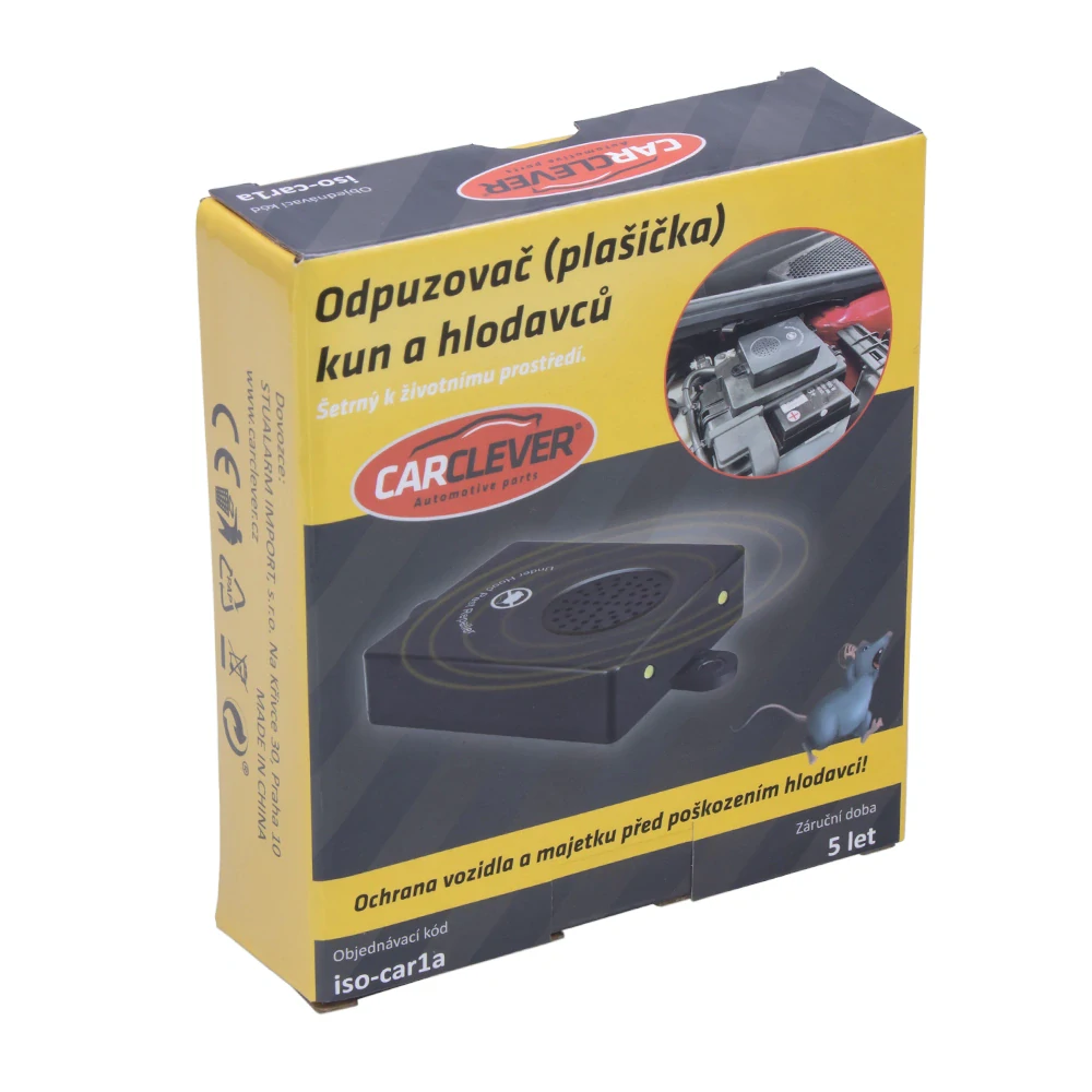 Plašička kun a hlodavců do auta