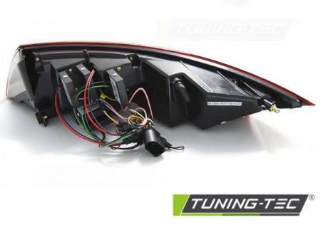 Zadní světla, světlomety, lampy Audi TT 2006-2014, LED BAR, červené, kouřové