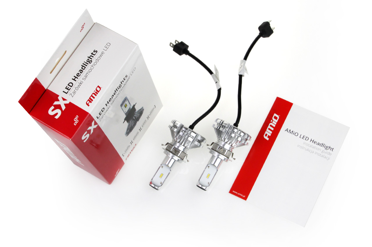 LED HEADLIGHT ŽÁROVKY H7-6 6000 K / 3200 LM SX SERIES
