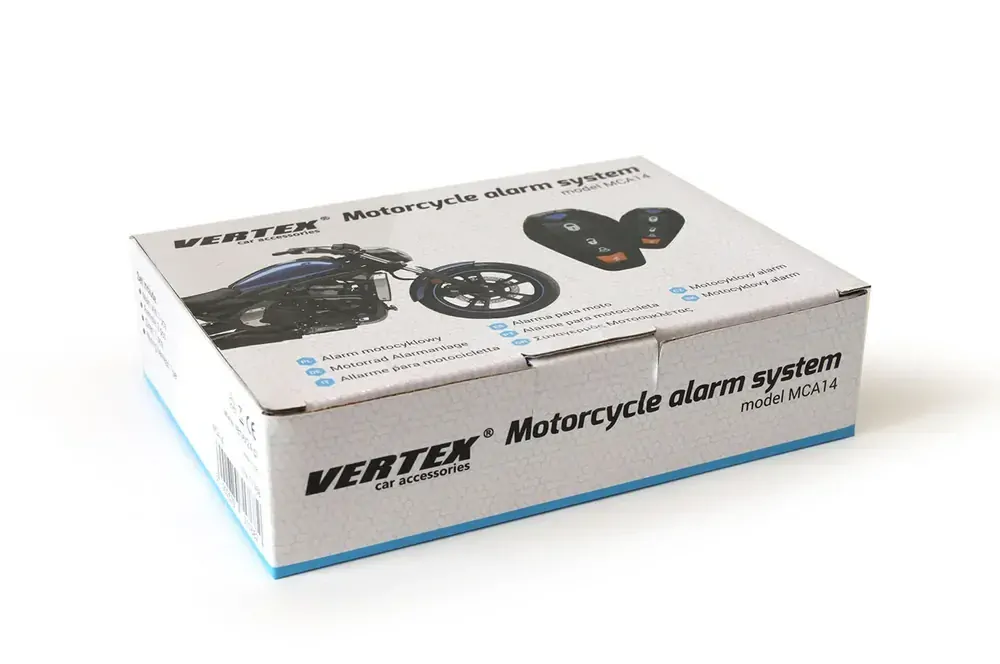 Alarm na motorku Amio MCA14 s dálkovým startem motoru