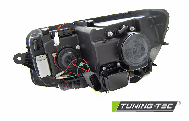 PŘEDNÍ SVĚTLA, LAMPY VW T6 2015-, LED DRL CHROMOVÉ