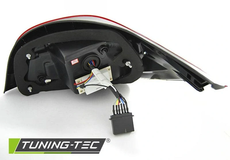 Přední světla 3D LED angel eyes, LED blinkr BMW E90/E91 05-08 černá
