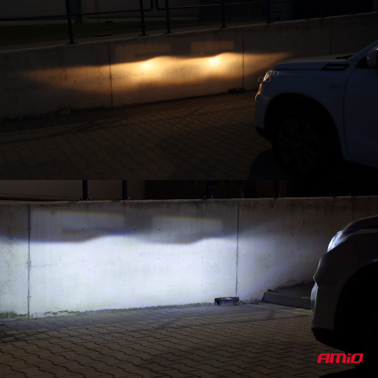 LED žárovky H8/H9/H11, 3100 LM/6000 K 2ks, AMiO