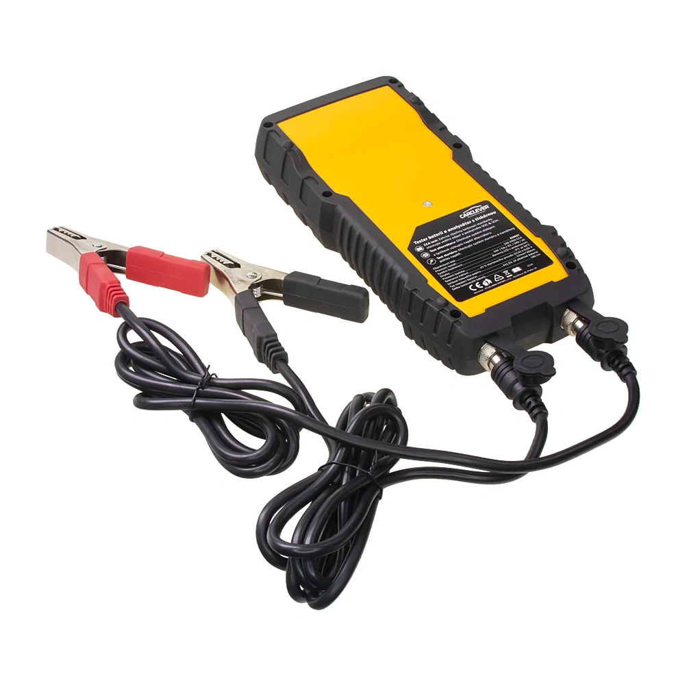 Tester akumulátorů CarClever s tiskárnou 3v1