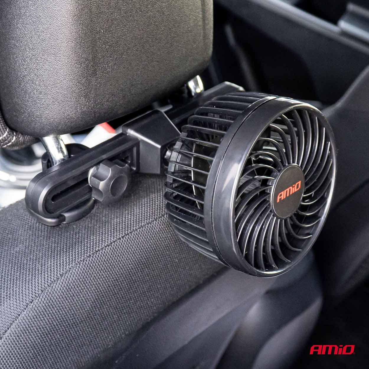 Ventilátor do auta na opěrku hlavy 4,5" 12V
