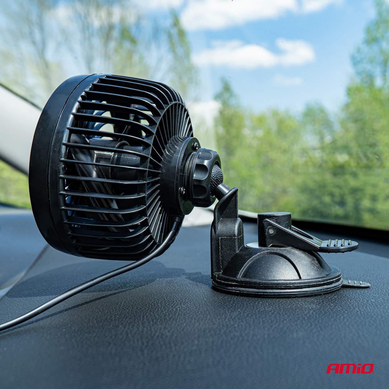 Ventilátor do auta s přísavkou 6" 24V