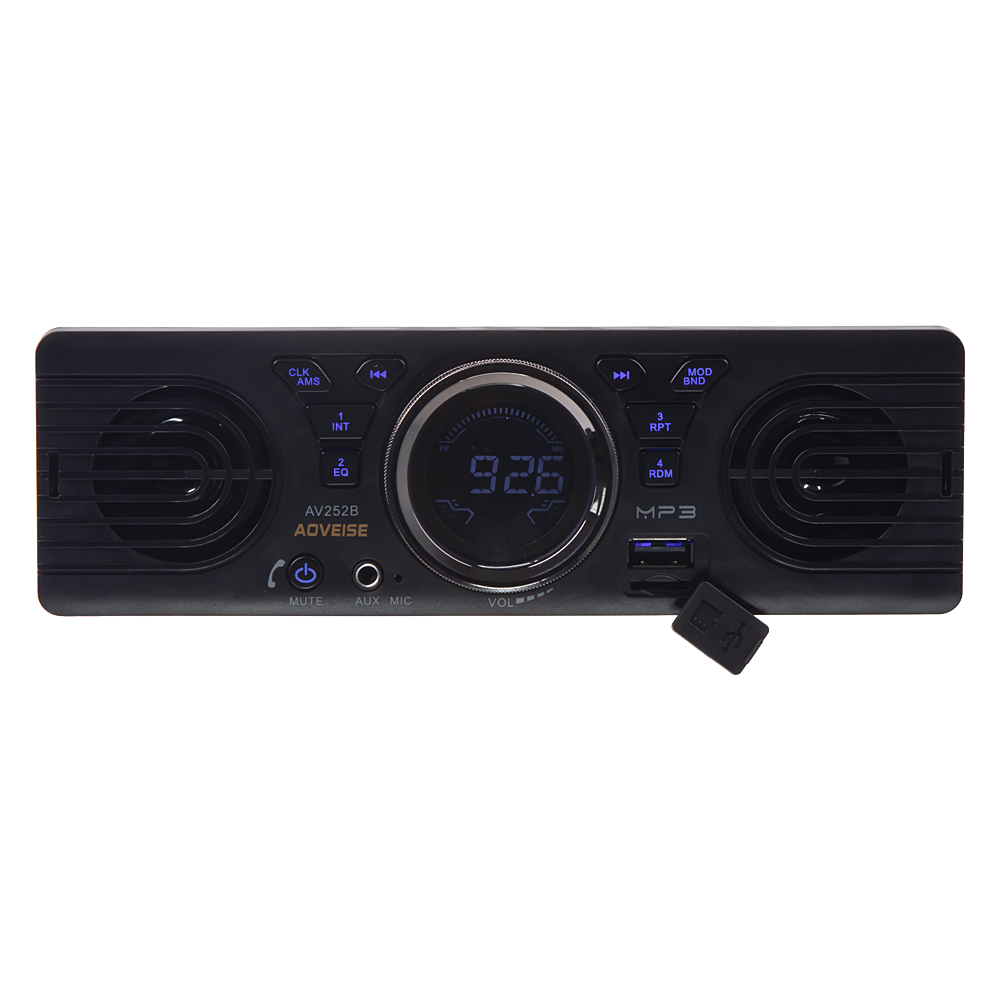 1DIN autorádio BLUETOOTH/USB/SD/AUX, s vestavěnými reproduktory