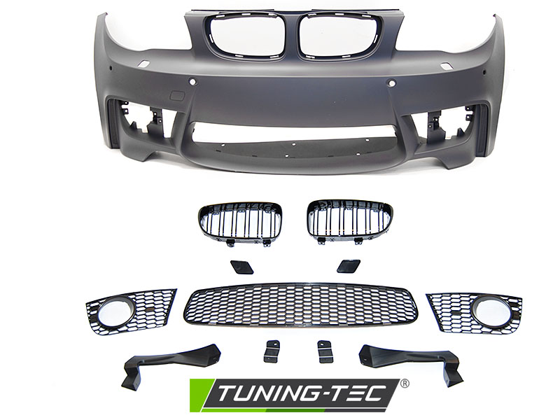 PŘEDNÍ NÁRAZNÍK BMW E81, E82, E87, E88, 2004-2013, SPORT COUPE STYLE, PDC