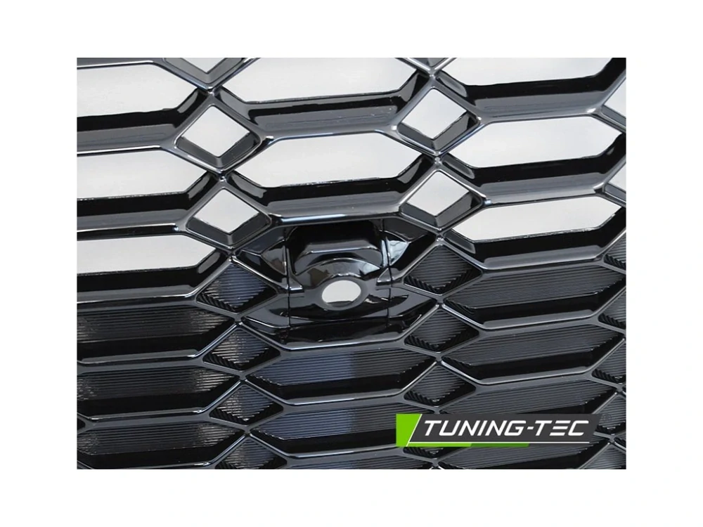 Přední maska Audi A4 B9 20- lesklá/černá PDC 