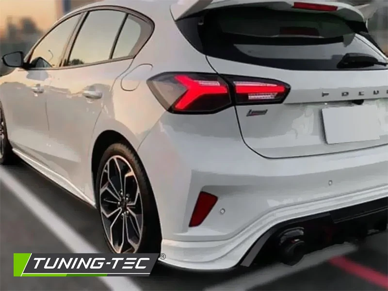 Zadní LED světla s dynamickým blinkrem, Ford Focus 4, 2018-2021, hatchback, kouřové