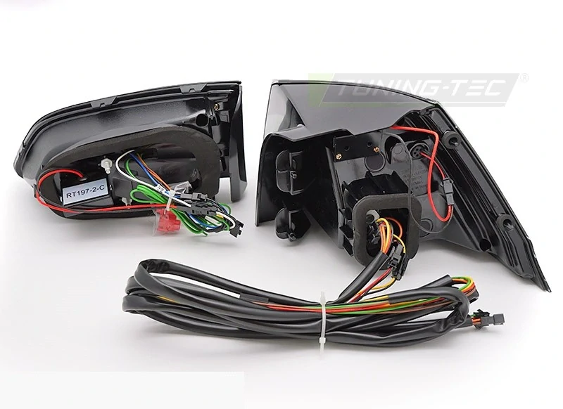 Zadní LED světla, světlomety, lampy VW Golf 7, 2013-2017 kombi, SEQ, černé